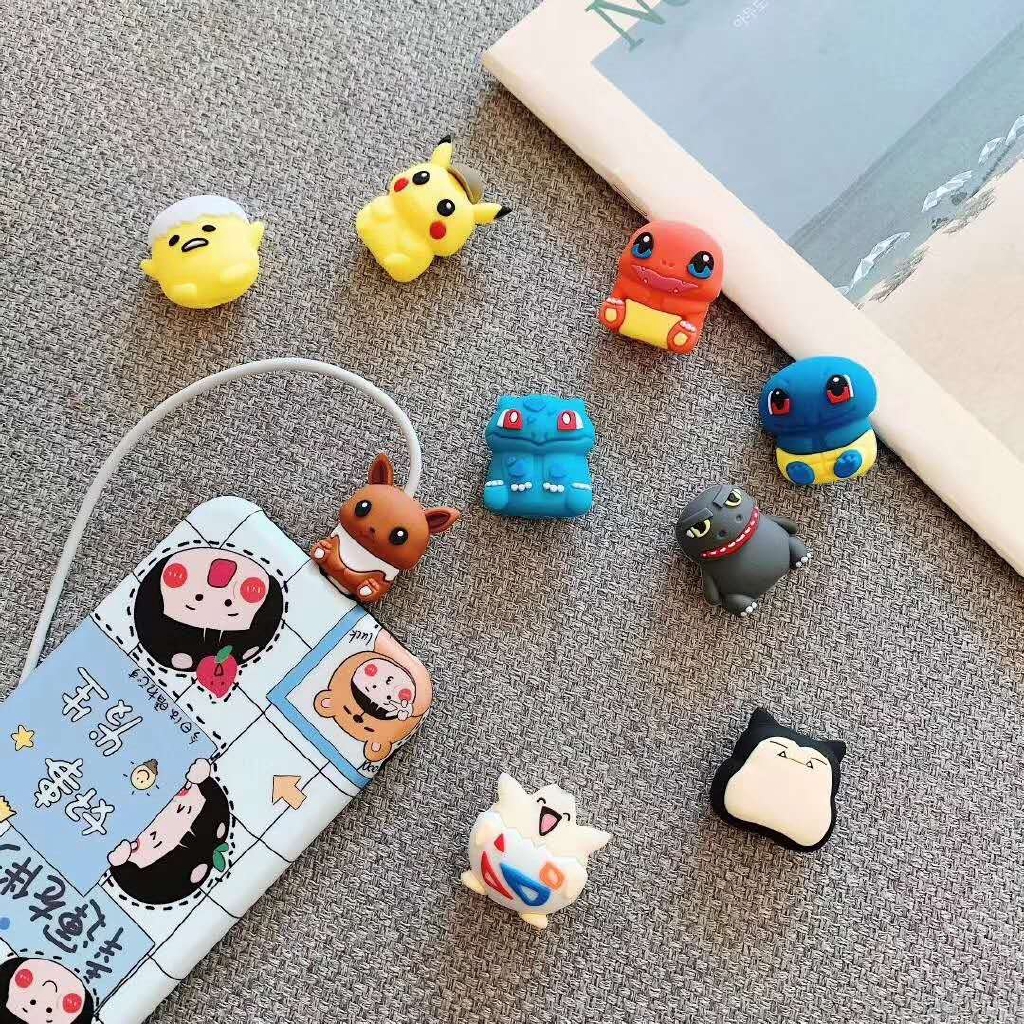 เคสสําหรับป้องกันสายชาร์จ-usb-ลายการ์ตูน-pokemon