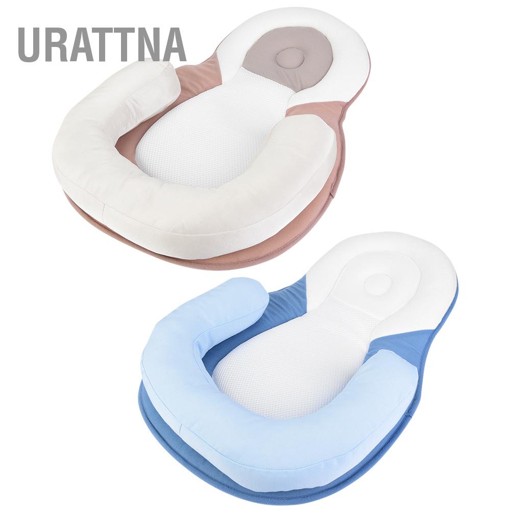 urattna-หมอนผ้าฝ้าย-กันม้วน-สําหรับเด็กทารกแรกเกิด-0-12-เดือน