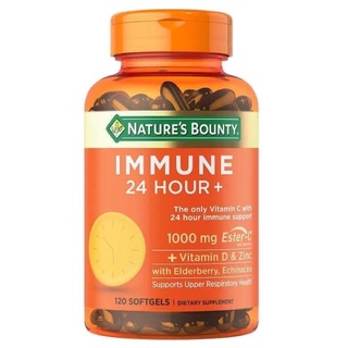 ภาพหน้าปกสินค้าNature\'s Bounty Immune 24 Hour+ With 1,000mg Ester-C  100 เม็ด นำเข้าจากอเมริกา แท้100% ที่เกี่ยวข้อง