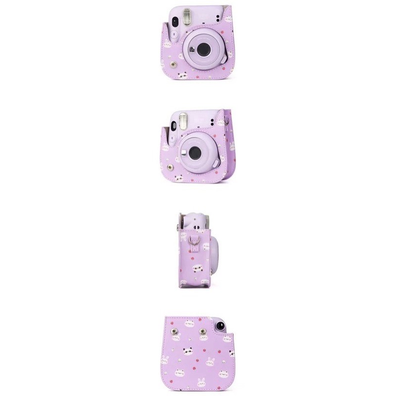 lt-พร้อมส่ง-รุ่นใหม่-gt-กระเป๋ากล้องหนัง-instax-mini8-9-11-รุ่นใหม่-ลายสัตว์น้อย-สามสหาย-สายคล้องคอ