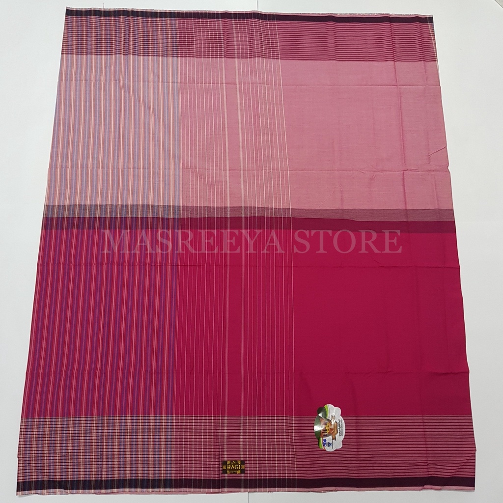 ภาพสินค้าผ้าโสร่งอินโดฯ ผู้ชาย "HAGI" เย็บสำเร็จ งานอินโดนีเซียแท้100% จากร้าน masreeyastore บน Shopee ภาพที่ 3