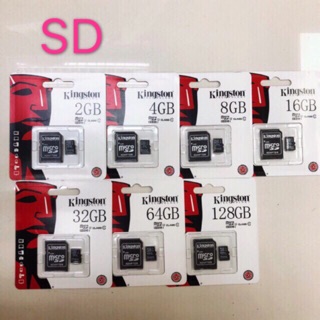 ภาพหน้าปกสินค้าส่วนลด Kingston Memory Card Micro SDHC 2/4/8/16/32/64/128 GB Class 10 คิงส์ตัน เมมโมรี่การ์ด SD Card ซึ่งคุณอาจชอบราคาและรีวิวของสินค้านี้