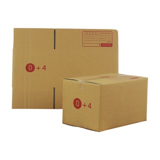 กล่องไปรษณีย์ กล่องพัสดุ เบอร์ 0+4 (แพค 20 กล่อง)