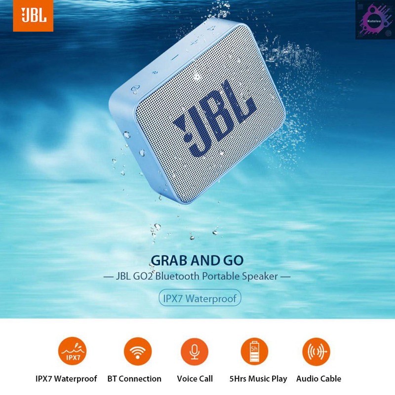 jbl-แท้-พร้อมส่ง-ประกันศูนย์1ปี-ลำโพง-jbl-go-2-bluetooth-speaker-ลำโพงกันน้ำกันฝุ่น