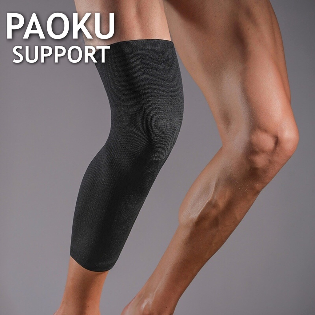 paoku-knee-support-ผ้าสวมซัพพอร์ตหัวเข่าแบบยาว