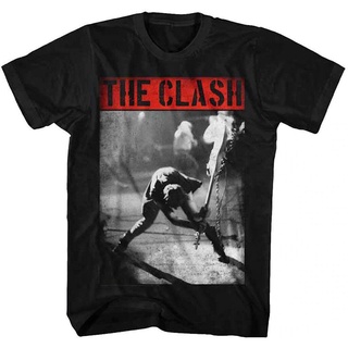 เสื้อยืดลายกราฟฟิก The clash Smashing คอกลม