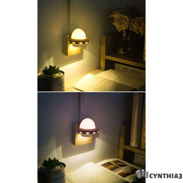 cynt-intelligent-remote-control-night-light-plug-in-led-bedroom-lamp-bedside-lamp-luminous-lamp-feeding-lamp-flying-saucer-la