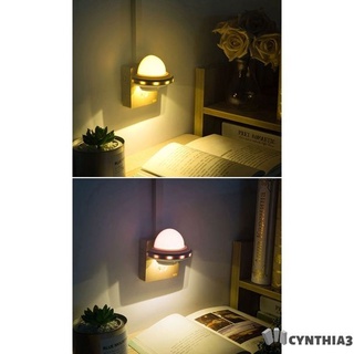 {cynt} Intelligent Remote Control Night Light Plug-in Led Bedroom Lamp Bedside Lamp Luminous Lamp Feeding Lamp Flying Saucer La