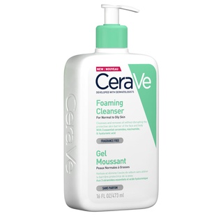ภาพหน้าปกสินค้า💚 Cerave Foaming Cleanser ผลิตภัณฑ์ทำความสะอาดผิวหน้าและผิวกาย (สูตรผิวมัน) ที่เกี่ยวข้อง