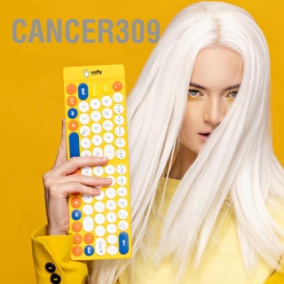 Cancer309 คีย์บอร์ดไร้สาย 65 คีย์ พับได้ เสียงเงียบ เชื่อมต่อเร็ว สําหรับแล็ปท็อป แท็บเล็ต พีซี