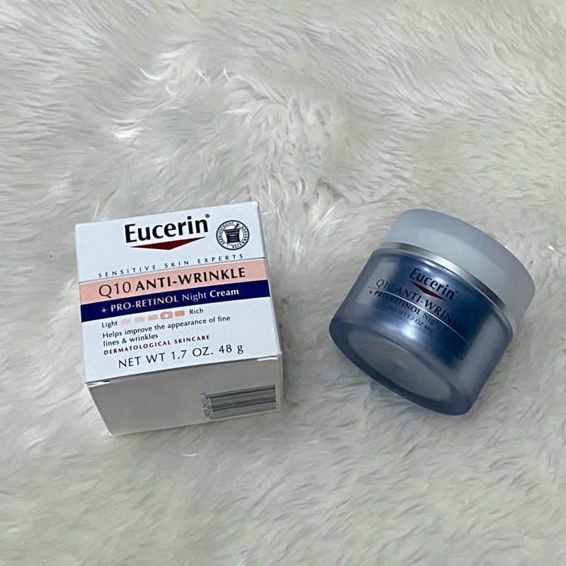 พร้อมส่ง-eucerin-q10-anti-wrinkle-pro-retinol-night-cream