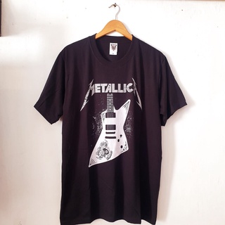 เสื้อยืดโอเวอร์ไซส์เสื้อยืด พิมพ์ลาย Metallica BAND DISTRO Music PUNK ROCK สําหรับผู้ชาย และผู้หญิงS-3XL