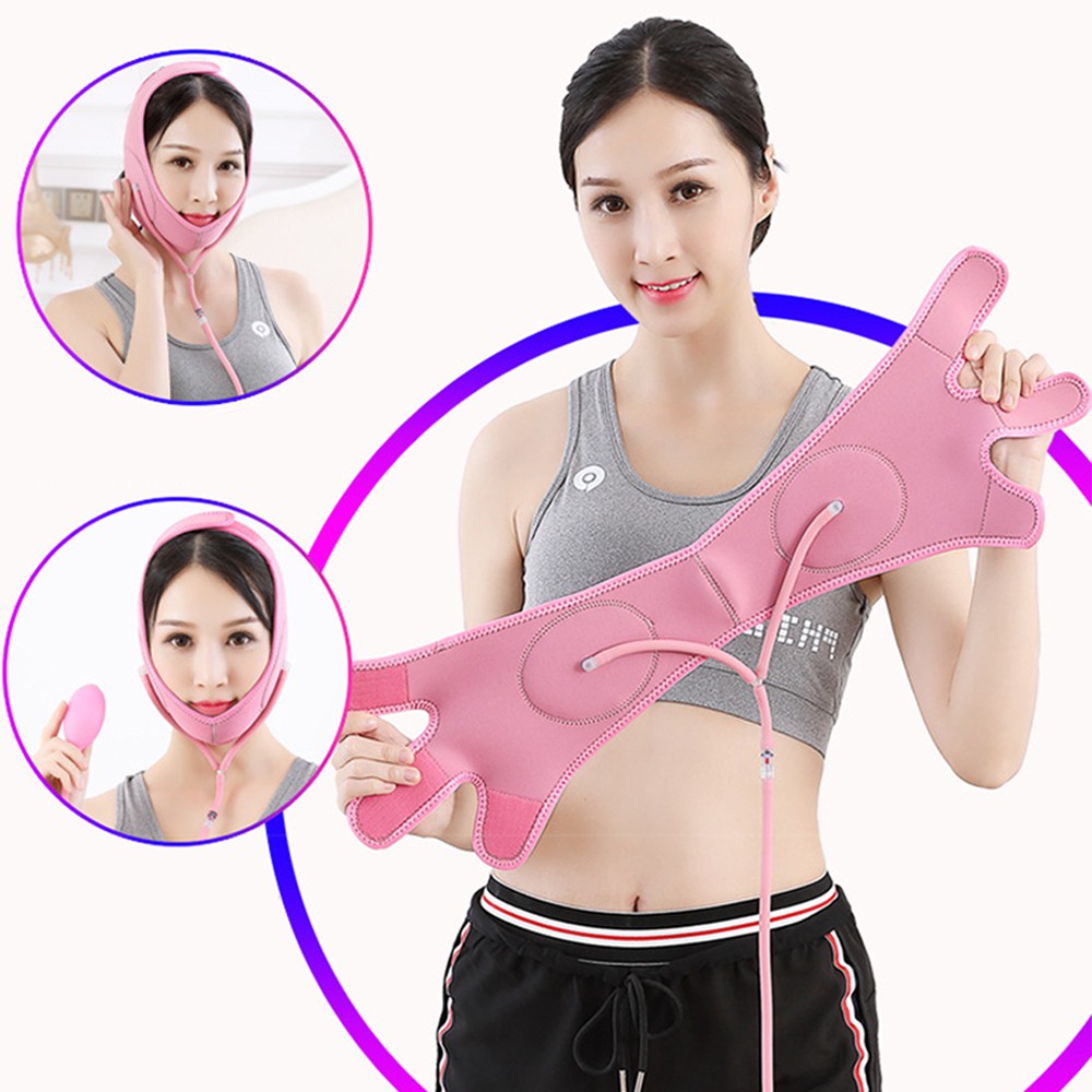 3d-ทำให้พอง-สายรัดหน้าเรียวv-line-เข็มขัดรัดหน้าเรียว-v-shaper-เข็มขัดลดความผ่อนคลายลดคางคู่-ปรับรูปหน้าเรียว