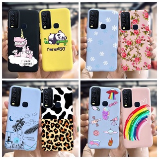 เคสโทรศัพท์ซิลิโคน แบบนิ่ม ลายการ์ตูน กันกระแทก สําหรับ Vivo Y50 Y30 1938 1935 Y50 Y30 2020