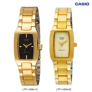 ภาพหน้าปกสินค้านาฬิกาข้อมือ Casio นาฬิกาสำหรับผู้หญิง LTP-1165N LTP-1165N-1C LTP-1165N-9C สายสแตนเลสสีทอง ที่เกี่ยวข้อง