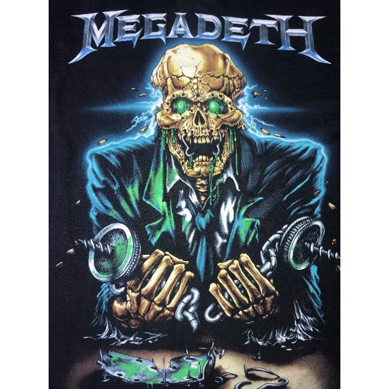 เสื้อวง-megadeth-ป้ายปั้มคอฟรุ๊ต-งานตอกปี-2003-โดนๆ-คัดเด็ดๆมาราคาถูกๆ-ปีสองพันต้นตามตำรา