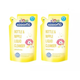 (ซื้อ 1แถม1) Kodomo Bottle &amp; Nipple Liquid Cleanser Refill โคโดโม ผลิตภัณฑ์ล้างขวดนมสำหรับเด็กแรกเกิด 600 มล.