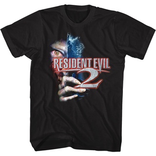 เสื้อยืดผ้าฝ้ายพิมพ์ลาย Yuanl5 [XS-4xl] เสื้อยืดผ้าฝ้าย 100% พิมพ์ลายเกมวิดีโอเกม Resident Evil 2 Horror Science โอเวอร์