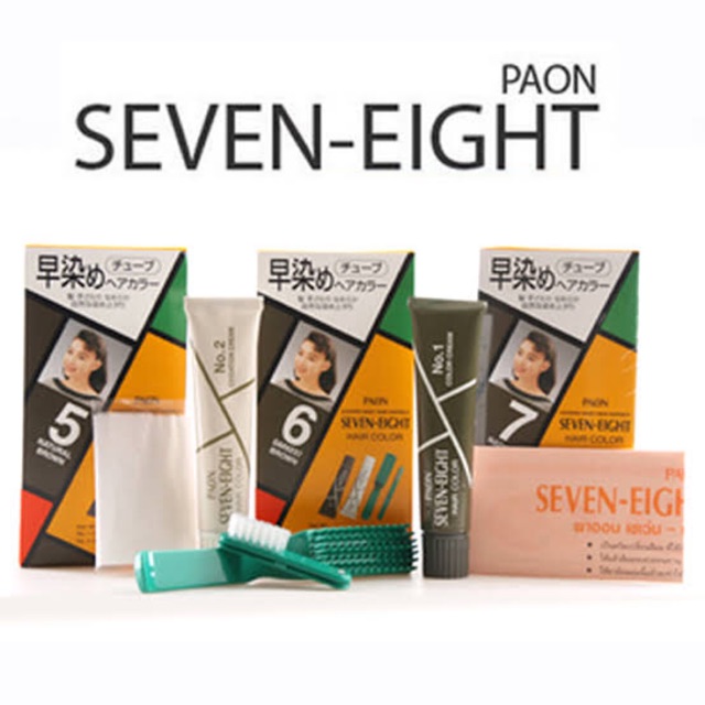 ภาพหน้าปกสินค้าพาออน PAON SEVEN-EIGHT Permanent Hair Color