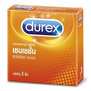 ภาพหน้าปกสินค้า Durex ดูเร็กซ์ ถุงยางอนามัย เซนเซชัน 3 ชิ้น 1 กล่อง ซึ่งคุณอาจชอบสินค้านี้