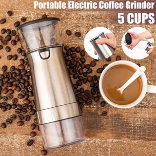 Portable Electric Coffee Grinder Cordless USB Rechargeable Coffee Bean  Grinde HG