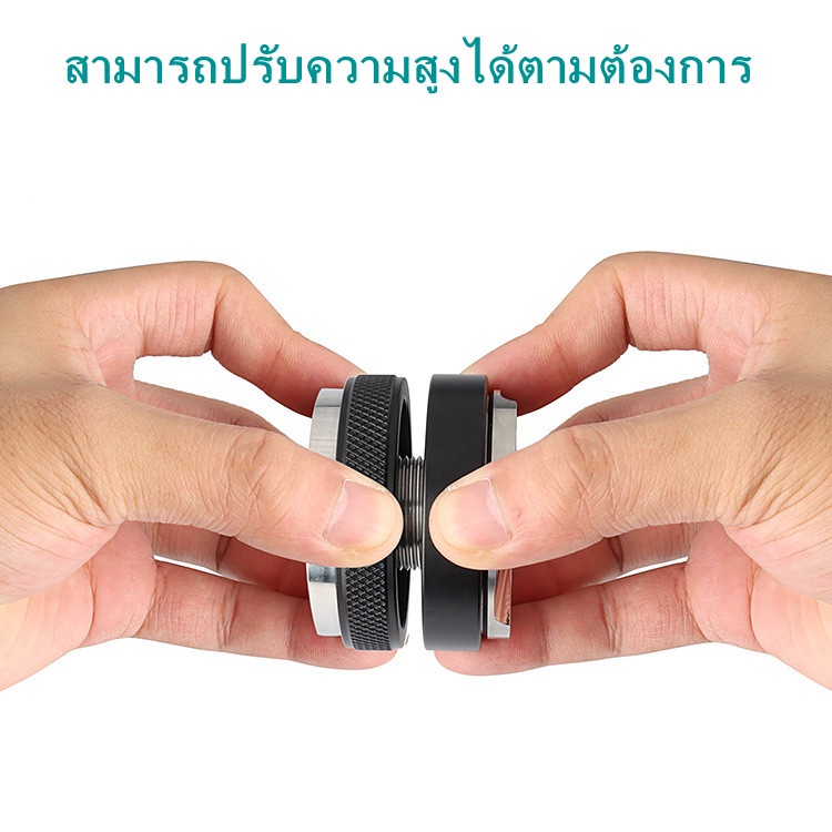 เครื่องจ่ายผงสองหัวแบบมืออาชีพ-coffee-tamper-เทมเปอร์มาการอง-เครื่องจ่ายผงขนาด-53-58-มม