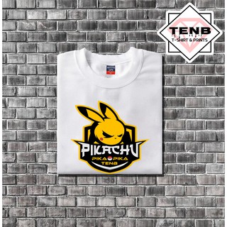 แนวโน้ม PIKACHU PIKA PIKA เสื้อยืดพิมพ์ลายพิมพ์สําหรับชายและหญิง ~ อะนิเมะ 7d>