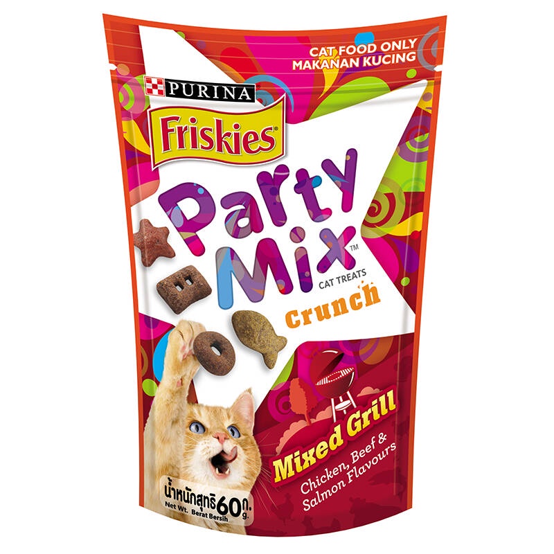 party-mix-ปาร์ตี้มิกซ์-felix-party-mix-ขนมแมวเคี้ยวกรุบ-ขายยกกล่อง-ไม่คละรส-กล่องละ-8-ชิ้น