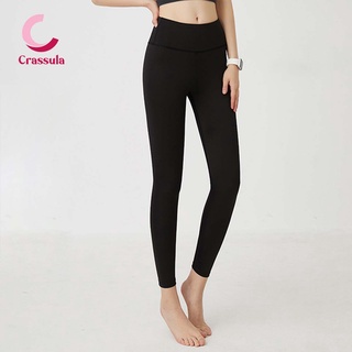 [Crassula] กางเกงเลกกิ้ง กางเกงโยคะขายาว Yoga Legging ผ้ายืดหยุ่น เก็บทรงได้ดี