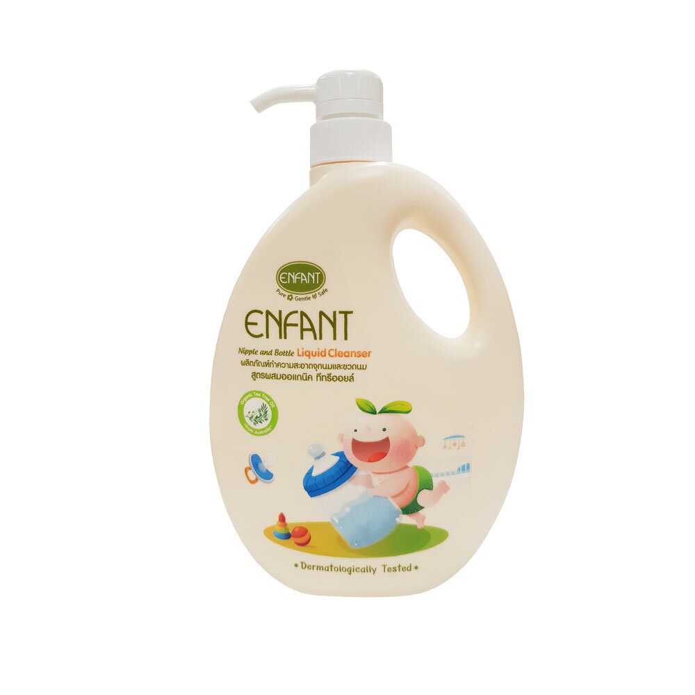 อองฟองต์-ผลิตภัณฑ์ทำความสะอาดจุกนมและขวดนม-สูตร-double-cleanser-ขนิดเติม