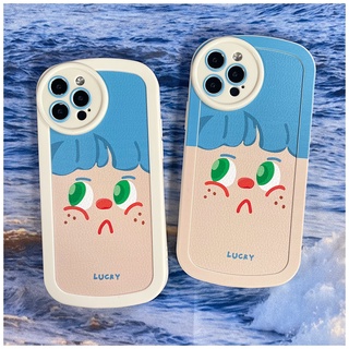 FOR SAMSUNG A54 A34 A24 A14 A10 A20 A30 A30S A50 A50S A01 CORE A7 2018 J7 J2 PRIME Funny oval soft case