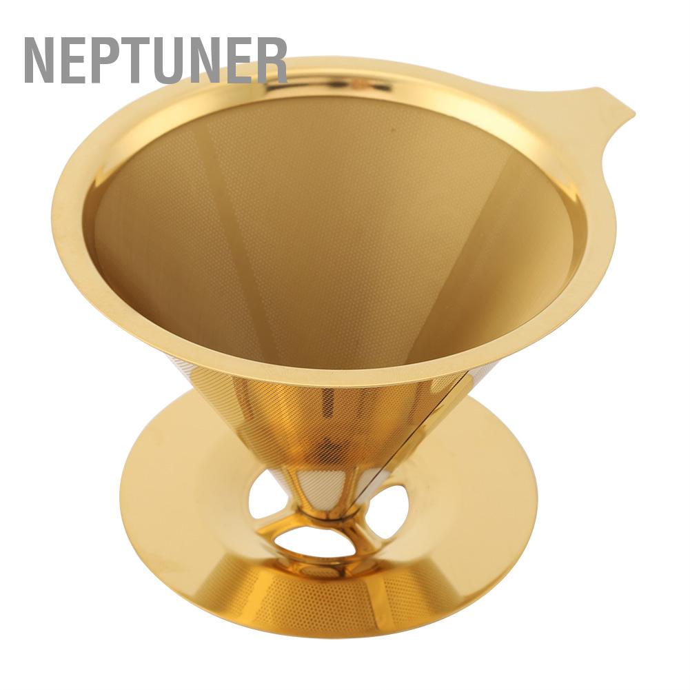 neptuner-ที่กรองดริปกาแฟ-สเตนเลส-ไทเทเนียม-สีทอง-พร้อมขาตั้งแก้ว-และที่จับ