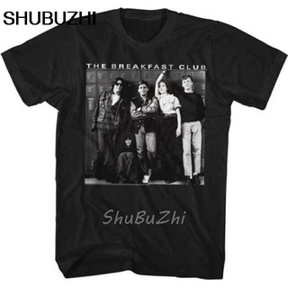 [S-5XL] เสื้อยืดผ้าฝ้าย พิมพ์ลายภาพยนตร์ The Breakfast Club Leaning On Lockers แฟชั่นฤดูร้อน สไตล์คลาสสิก สําหรับผู้ชาย