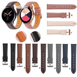 สินค้า สายนาฬิกาข้อมือหนัง คุณภาพสูง สําหรับ Samsung Galaxy watch Active 2 40 มม. 44 มม. watch 5 watch5 pro watch4 watch 4 classic 42 มม. 46 มม.
