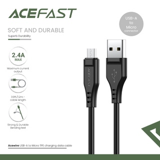 ACEFAST USB-A to Micro-USB TPE Charging Data Cable สายชาร์จ ไมโคร ชาร์จเร็ว  Micro-USB 1.2 เมตร