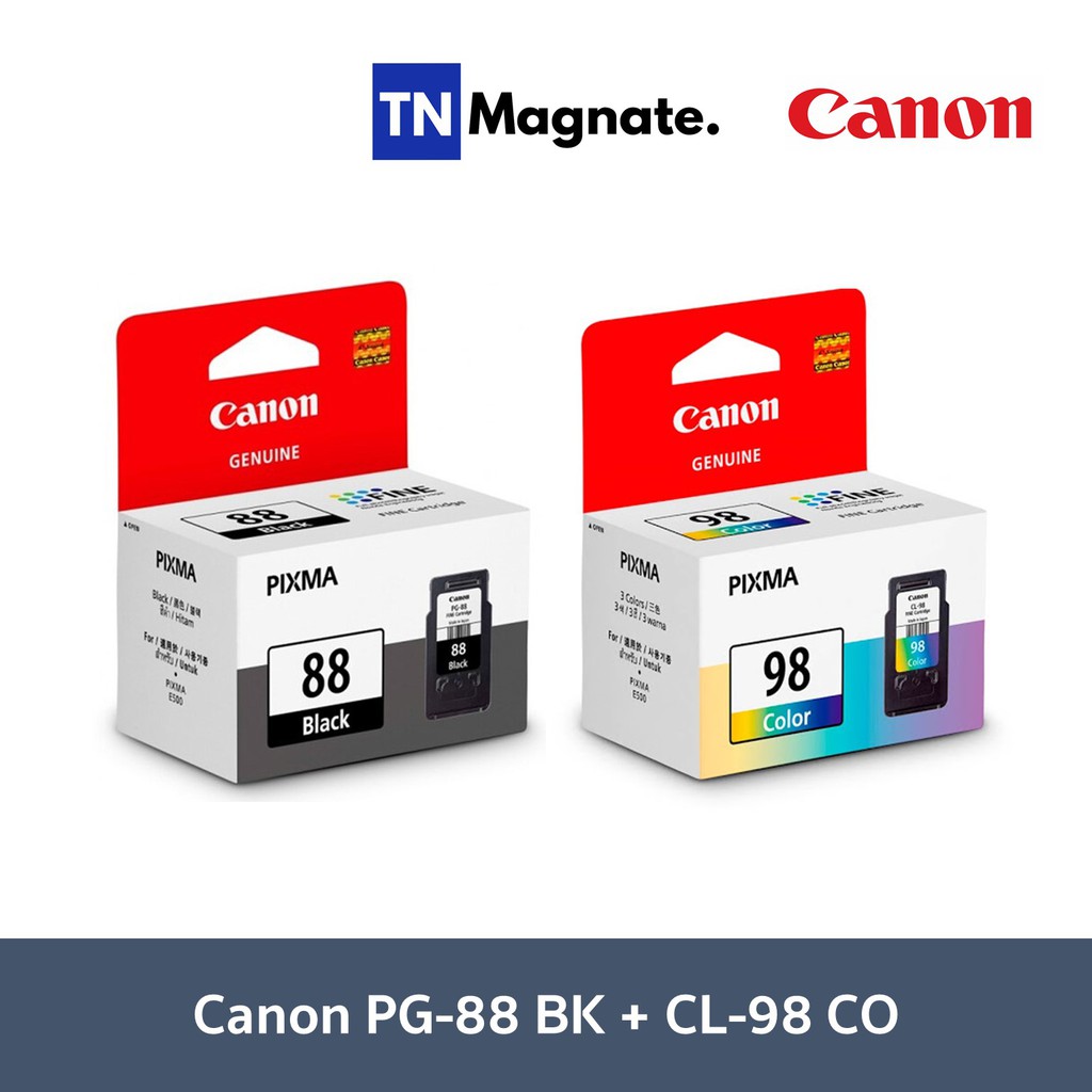 [หมึกพิมพ์] Canon INK PG 88 BK / CL 98 CO (Black/Color) - เลือกสี ...