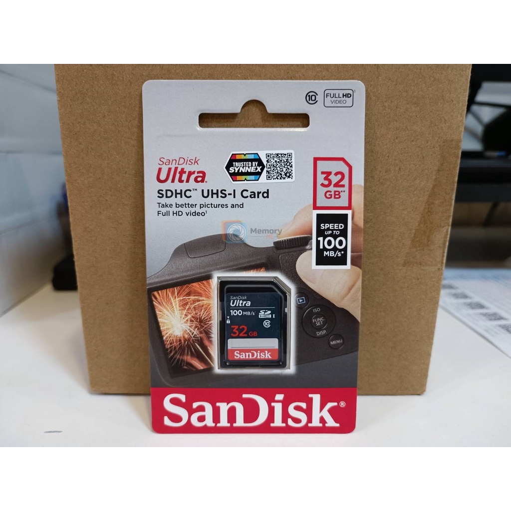 ภาพสินค้าSANDISK SD card ULTRA 32GB/64GB/128GB  sdcard แท้ การ์ด memory card เมม กล้อง camera ของแท้ จากร้าน memoryme_official_shop บน Shopee ภาพที่ 8
