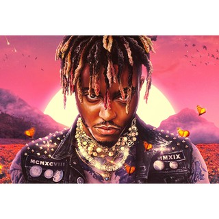 โปสเตอร์ Juice WRLD จูซ เวิลด์ แร็ปเปอร์ Rapper Hiphop ฮิปฮอป Hip hop Music Poster รูปภาพ ตกแต่งบ้าน ตกแต่งผนัง ของขวัญ