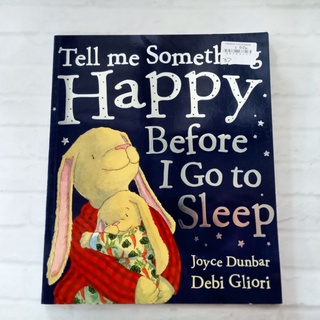 หนังสือปกอ่อน Tell me Somthing Happy Before i go to Sleep มือสอง