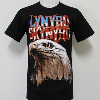 เสื้อวง Lynyrd Skynyrd เสื้อยืด เสื้อ ลินเนิร์ด สกินเนิร์ด S204 ไซส์ยุโรป