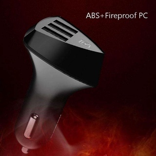  หัวชาร์จเร็วในรถยนต์ รีแมค4.2เอ อาร์ซี-ซี304 ยูเอสบี3ช่อง สีดำ  Car Charger 4.2A  3 USB ports Aliens Remax RC-C304