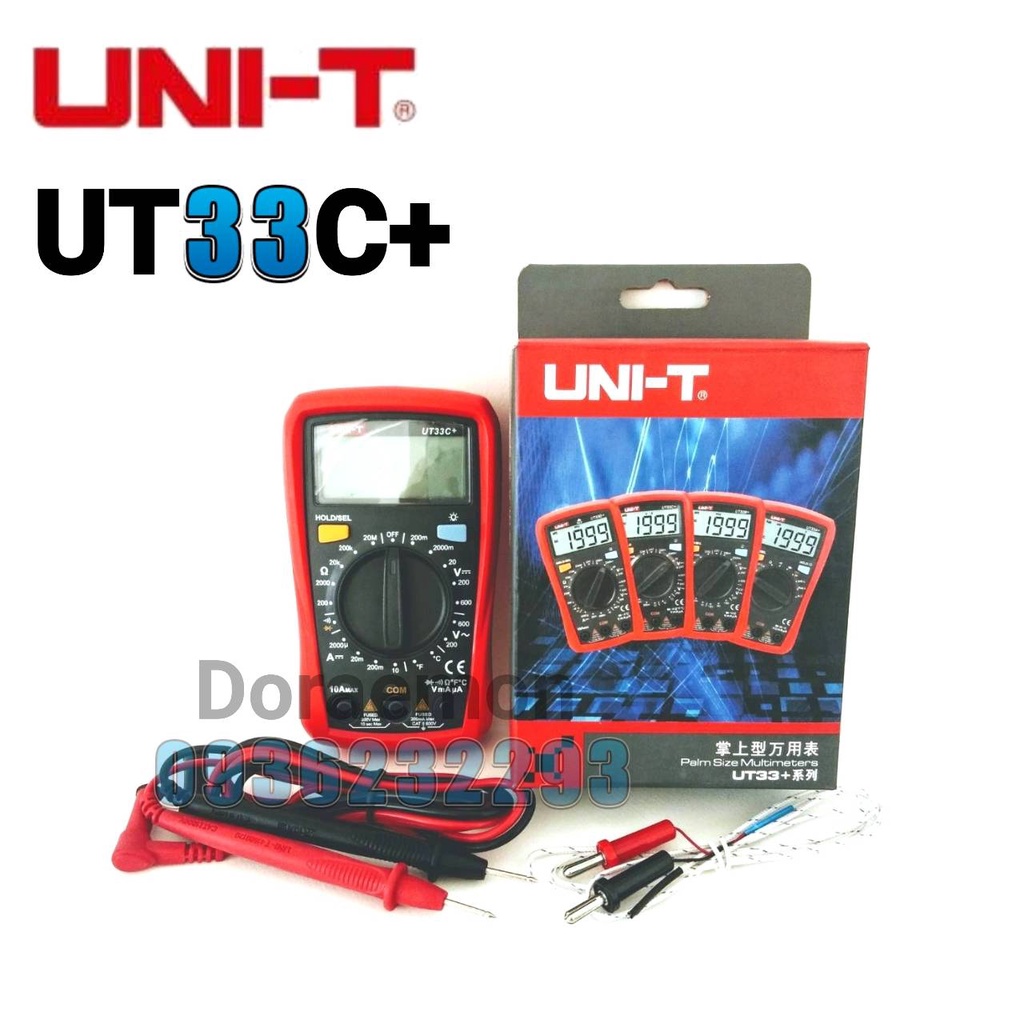 uni-t-ut33c-digital-multimeter-meter-digital-มัลติมิเตอร์แบบดิจิตอล-มัลติมิเตอร์ดิจิตอล-มิเตอร์วัดไฟ