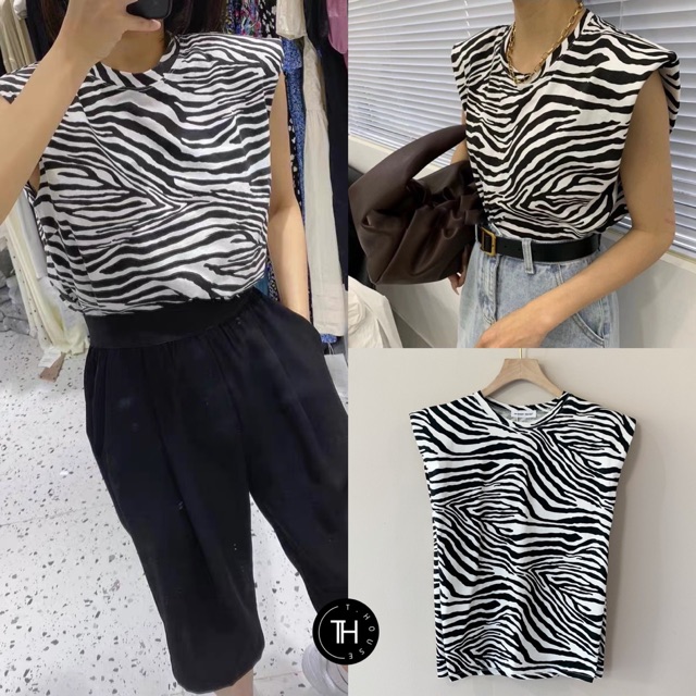 เสื้อเสริมบ่า-แขนกุด-ลายม้าลาย-zebra