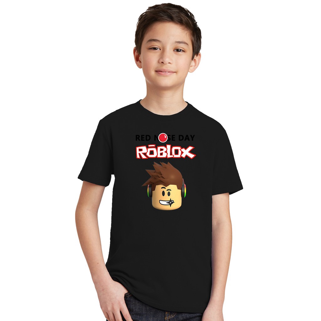 Roblox Face 12 Boy Character T-Shirt, Children Costume Shirts, Kids Outfit  ~