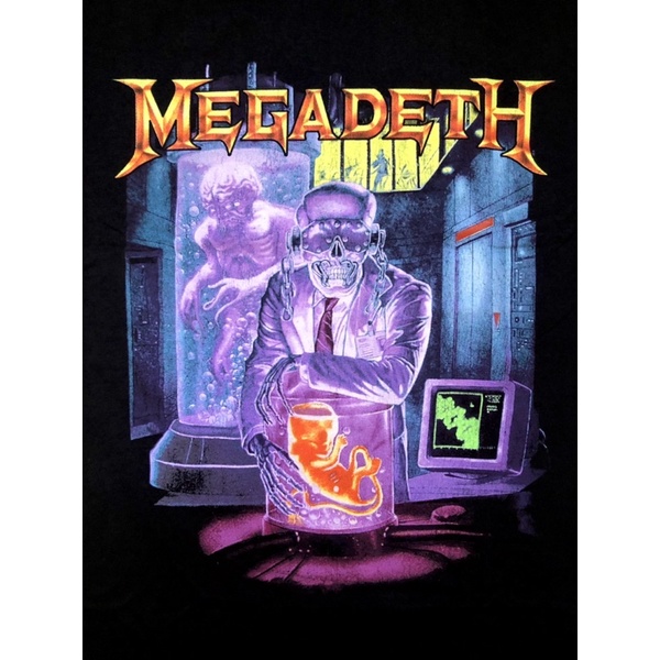 ผ้าฝ้าย-100-megadeth-เสื้อวง-megadeth-สินค้านำเข้า-ลิขสิทธิ์แท้s-3xl