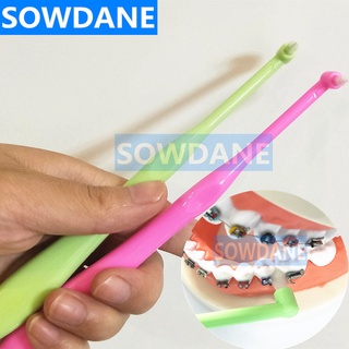 Orthodontic Toothbrush Decayed Tooth Brush Interdental Brush Small Head Pointed Deep Clean Dental Floss Oral Care Hygien