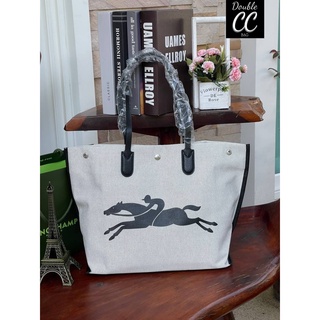 (แท้ 💯%‼ Factory) 💕Long champ Roseau Shopping bag L