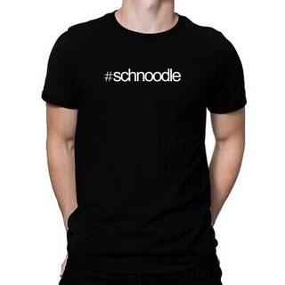 [COD]เสื้อยืด ผ้าฝ้าย พิมพ์ลายตัวอักษร Hashtag Schnoodle Bold