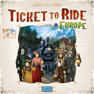 Ticket to Ride: Europe – 15th Anniversary + Promo Postcard [BoardGame]