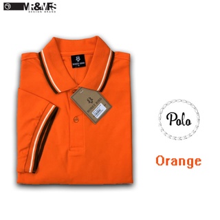 ภาพหน้าปกสินค้าเสื้อโปโลชาย/หญิง เสื้อคอปกชาย แขนสั้น แบบคลีบ POLO ผ้าCOTTON (สีส้ม) ที่เกี่ยวข้อง